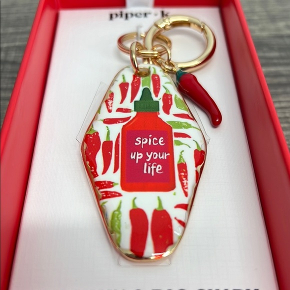 Piper K “Spice Up Your Life” Chili 🌶️ Pepper Bag Charm - Picture 4 of 5